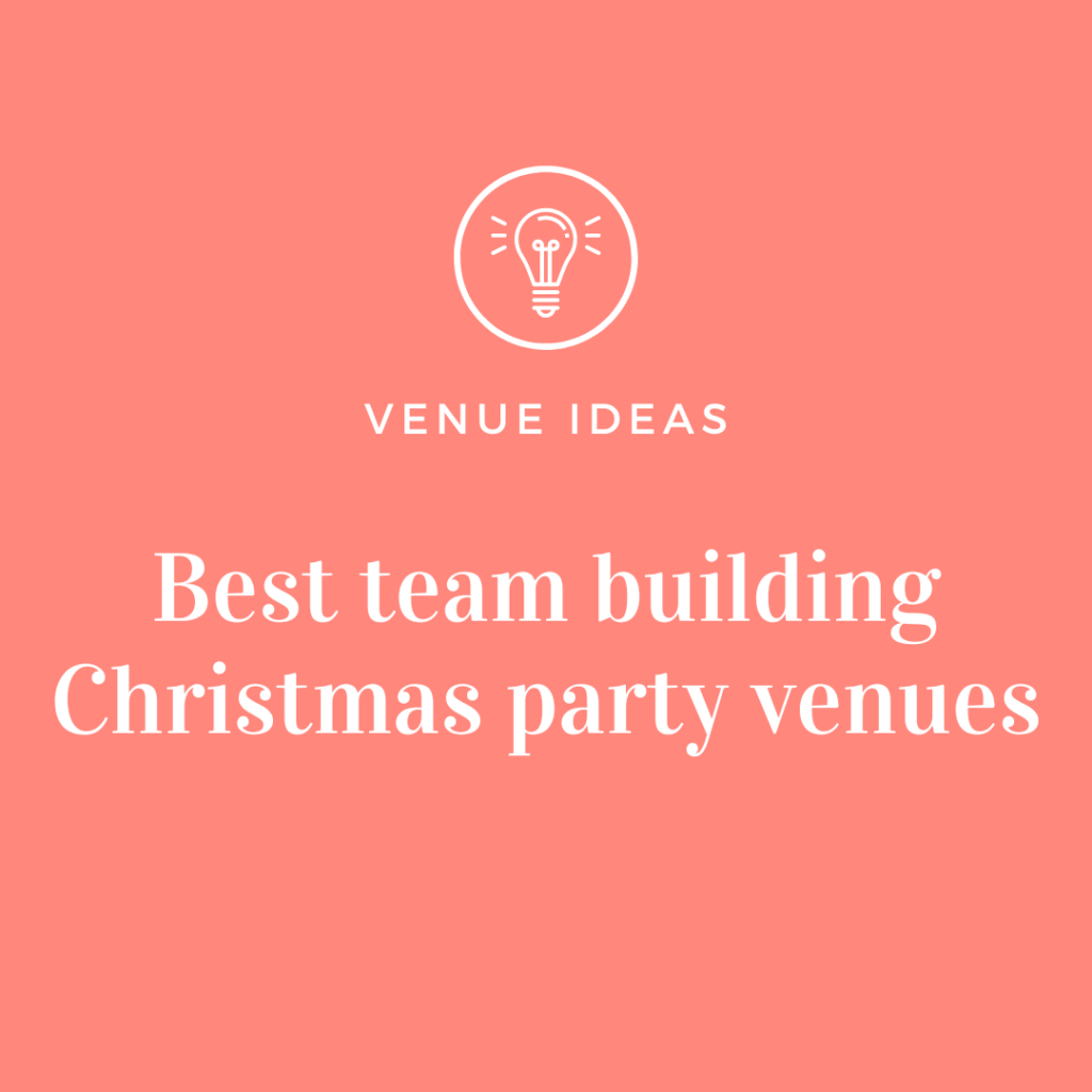Best team building Christmas party venues