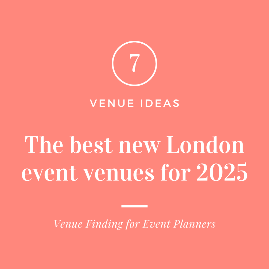 The best new London event venues for 2025