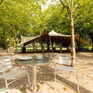 Wellbeing break out area at Sands End